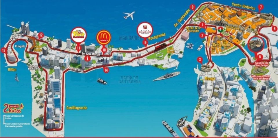 Cartagena: City Sightseeing Hop-On Hop-Off Bus Tour & Extras - Good To Know