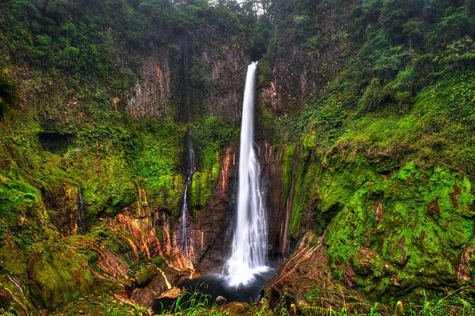 CR Natural Wonders Trek. Bajos Del Toro the Waterfall Trail Poas Volcano.