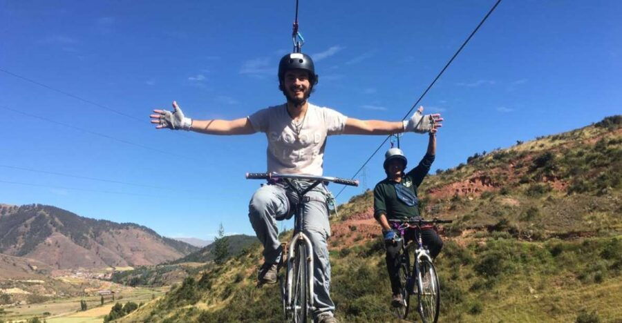 Cusco: Extreme Sky Bike and Rappelling Adventure