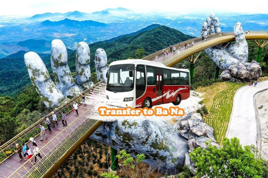 Da Nang: Bus Transfer to Golden Bridge Ba Na Hills