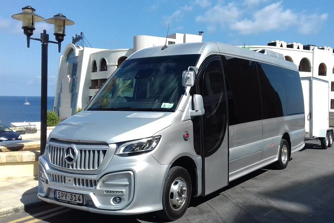 Departure Private Transfer From Malta City to Malta Airport MLA by Minibus