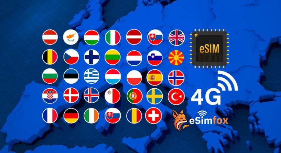 Esim Europe and UK for Travelers