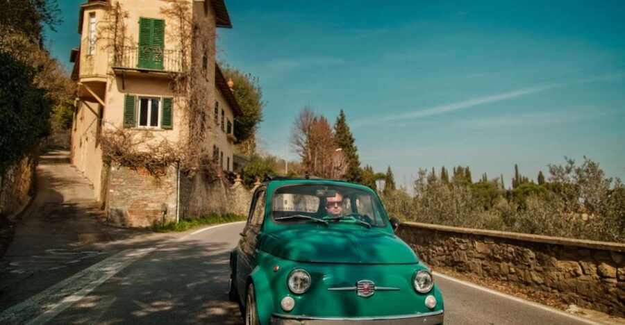 Florence Wine Tasting and Tuscan Lunch in a Vintage Fiat 500 - Experience Highlights