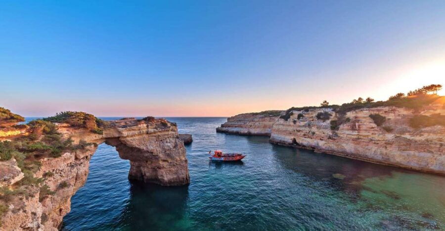 From Albufeira: Benagil Cave Sunset Cruise