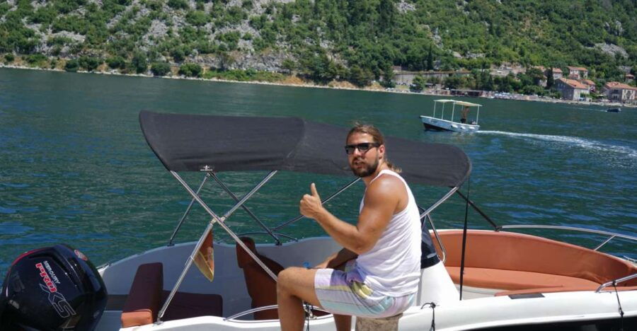 From Bay of Kotor: Blue Cave Private Speedboat Tour