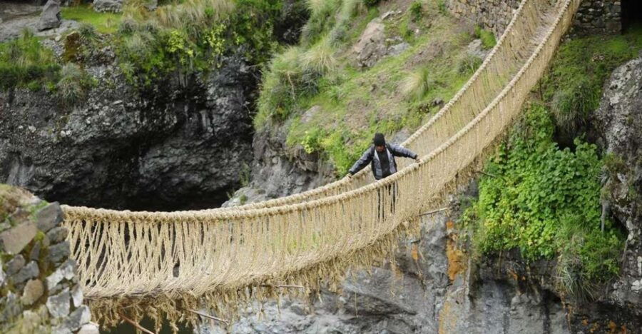 From Cusco: Qeswachaka Inca Bridge Pabellones Volcano