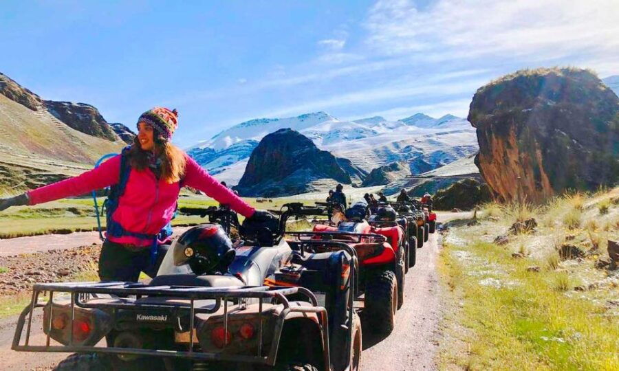 From Cusco Rainbow Mountain in ATV