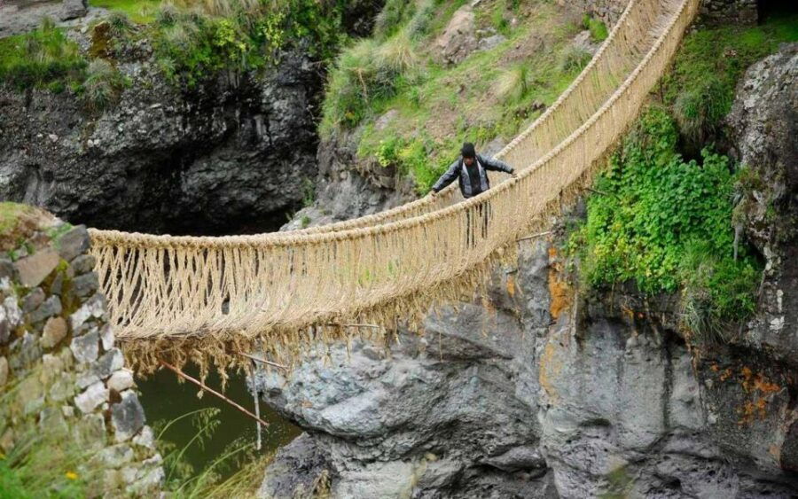 From Cusco: Tour Inca Bridge Q’eswachaka Private Service