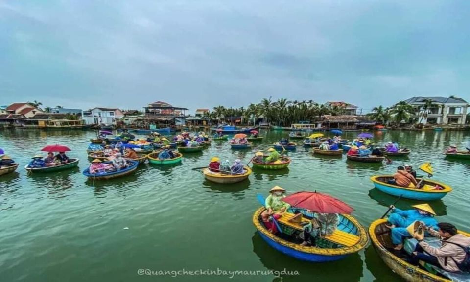 From Da Nang: Marble Mountain- Hoi An Trip -Basket Boat Ride - Good To Know