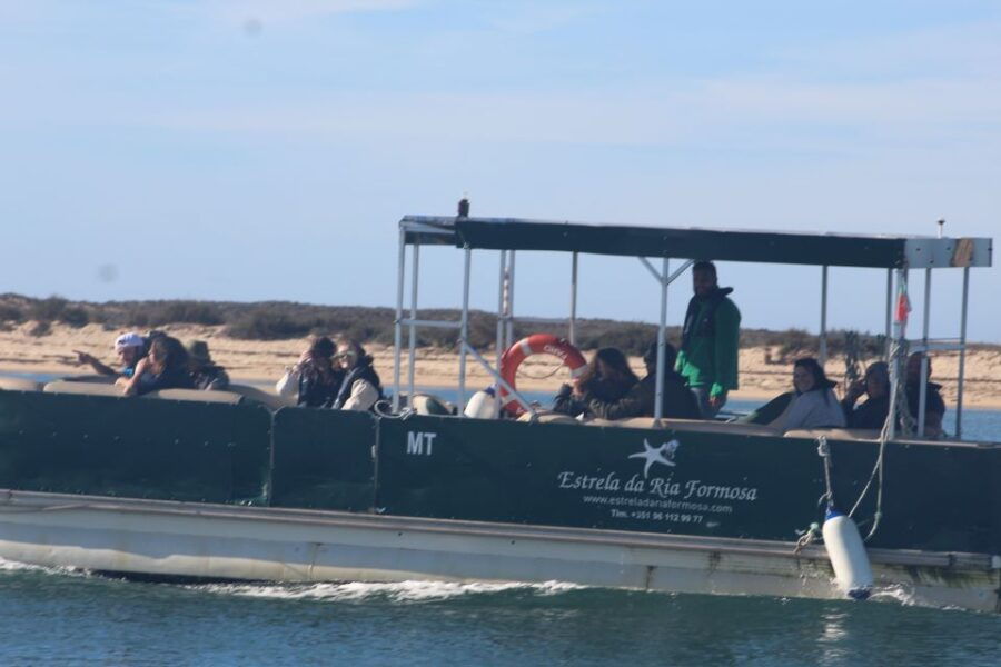 From Faro: 2-Island, 2-Stop Ria Formosa Catamaran Tour