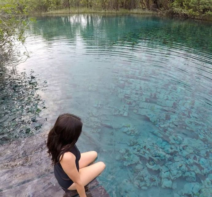 From Flores: El Pucte Blue Crater Private Day Tour