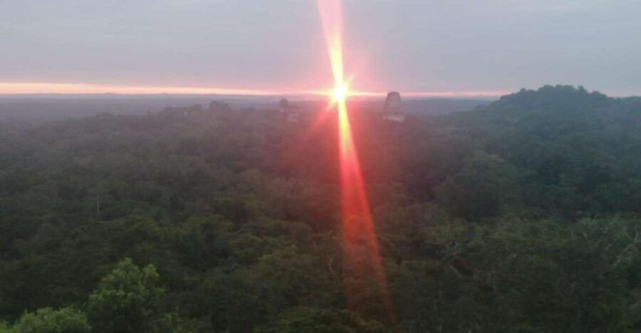 From Flores: Tikal Sunset Tour