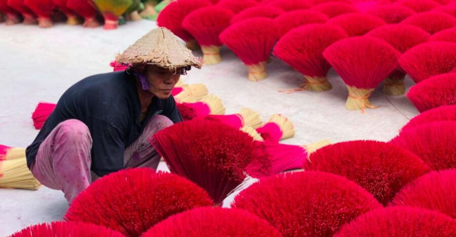 From Hanoi: Incense Village, Conical Hat and HaThai Art Tour - Good To Know
