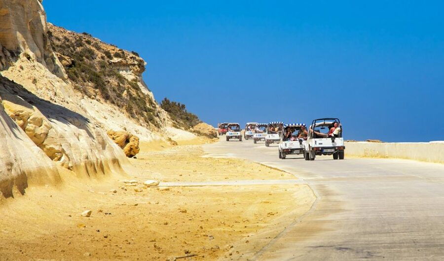 From Malta: Gozo Jeep Tour With Lunch and Hotel Transfers