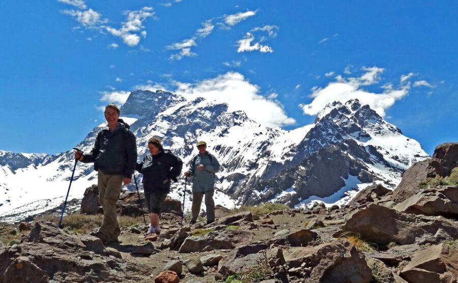 From Santiago: Maipo Canyon Volcano and Hot Spring Tour