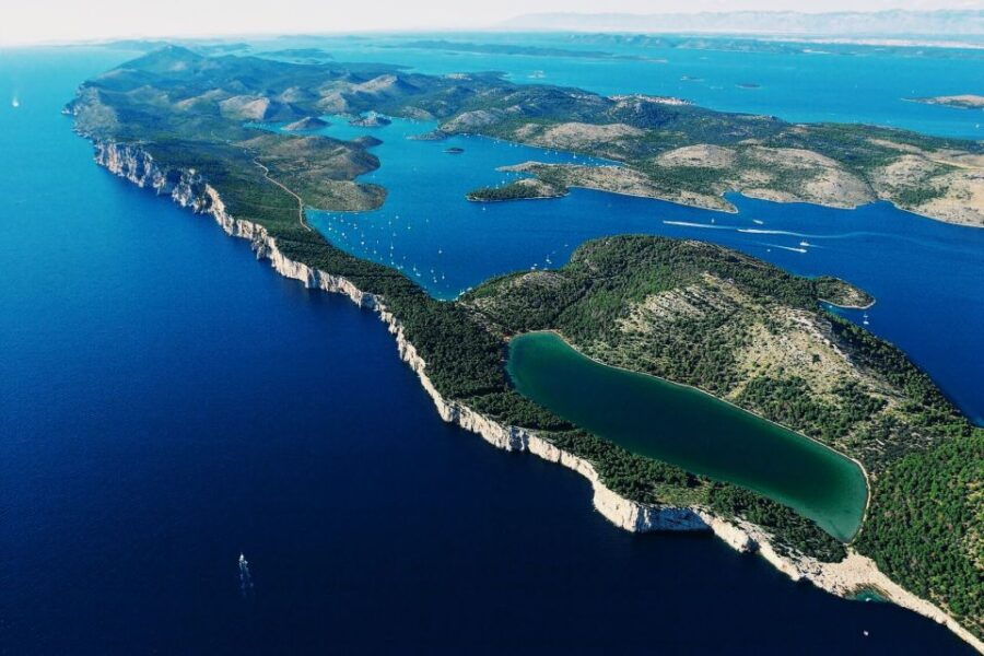 From Sinj: 1.5-Hour Private Flight Over Kornati & ŠIbenik