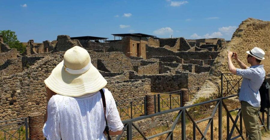 From Sorrento: Skip-the-Line Pompeii Tour and Vineyard Lunch