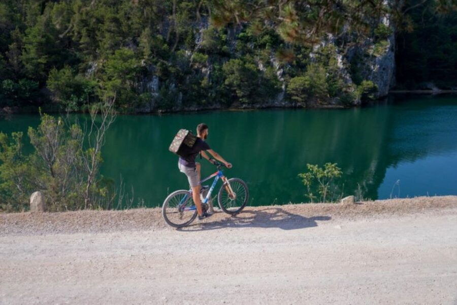 From Split or Trogir: NP Krka Bike Tour & Primošten