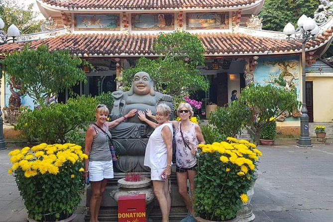 GOLDEN BRIDGE, MARBLE MOUTAIN, LADY BUDDHA From TIEN SA or CHAN MAY Port - Visiting Lady Buddha: Spiritual Serenity