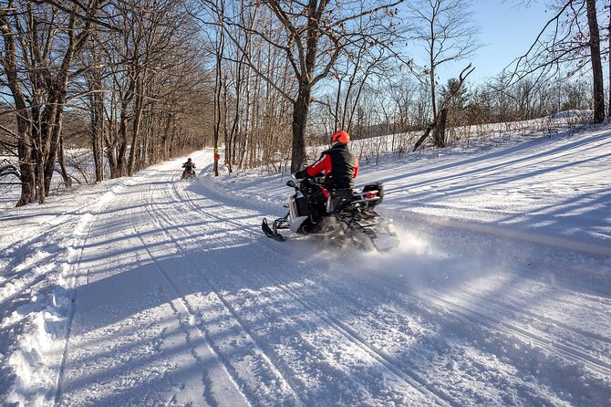 Guided Snowmobile Experience in Central New York Backwoods