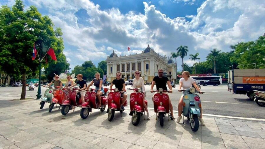 Hanoi Vintage Vespa Tours City Half Day