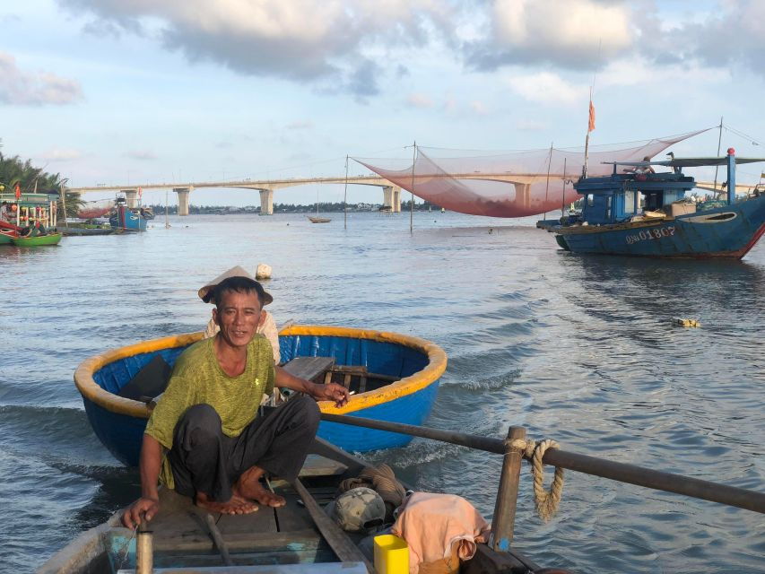 HoiAn Fishing BBQ Sunset Boat & Bamboo Basket Boat Adventure