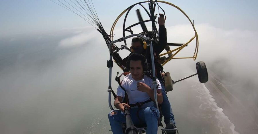 Lima: Paragliding Flight Over Costa Verde Districts