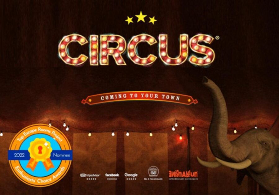 Ljubljana: Missing Elephant Circus Escape Room (2-6 Players)