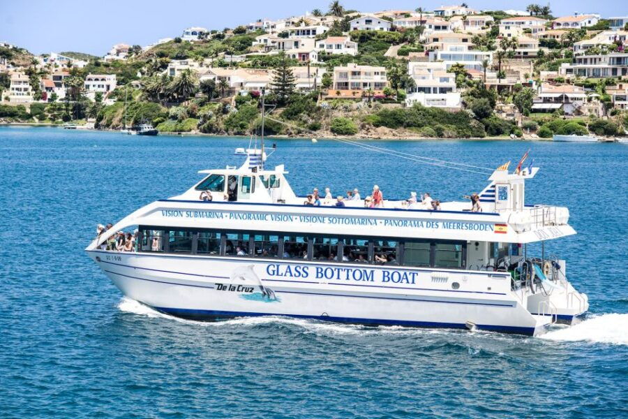 Mahon: Harbor Boat Tour With Underwater Viewing & Commentary