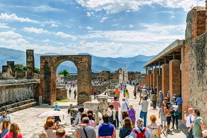 Private Hop-On Hop-Off – TOUR ALL INCLUSIVE – Pompeii Park and Vesuvio