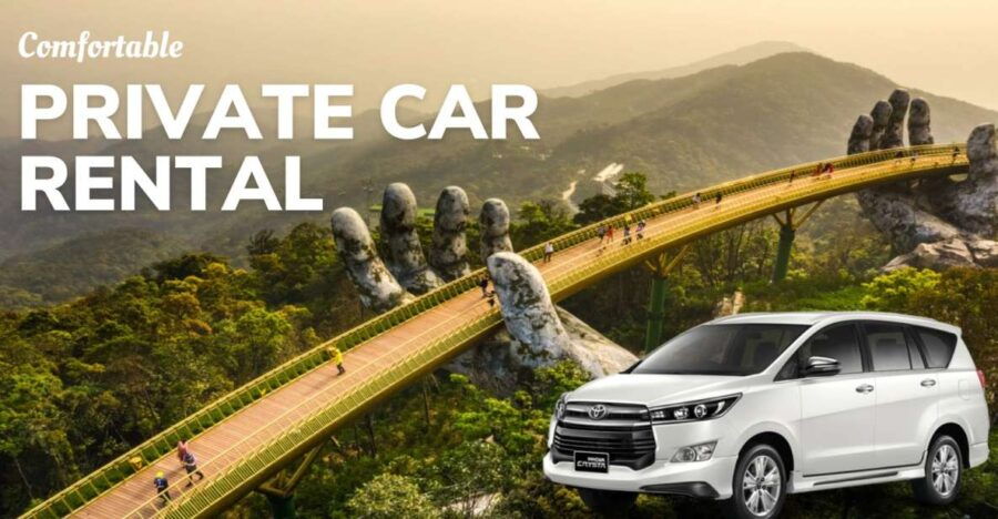 Private Transfer: Da Nang/Hoi an - Bana Hills/Golden Bridge - Flexible Reservation Policy