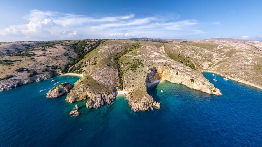 Punat-Private 3,5 H Trip to Stara BašKa Wild Bays