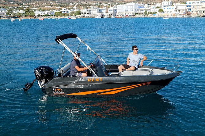 Rent a Boat Licence-Free to Discover Paros