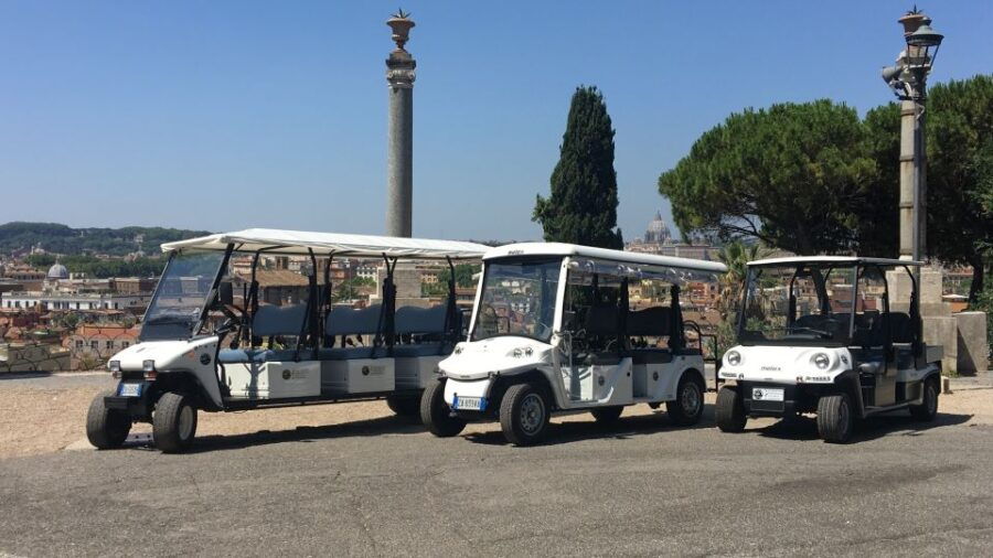 Rome: 4-Hour Private Afternoon Golf Cart City Tour - Tour Inclusions and Accessibility Information