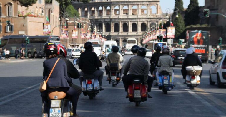 Rome: Half-Day Vespa Tour With Private Driver