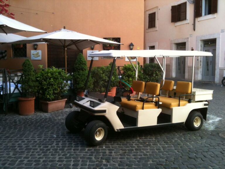 Rome: Private Customizable 3-Hour Golf Cart City Tour