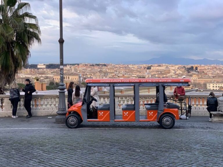 Rome: VIP Golf Cart Food Tour