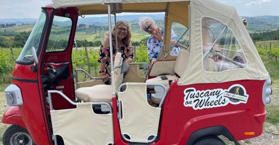 San Gimignano: Private Chianti Hills Tuk-Tuk Tour