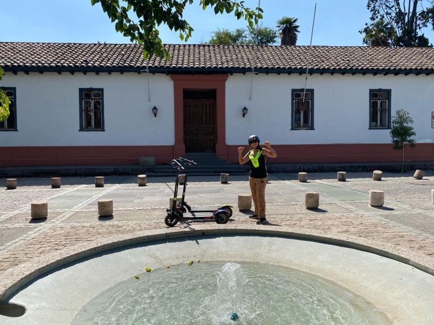 Santiago on an Electric Scooter. City and Nature - Good To Know