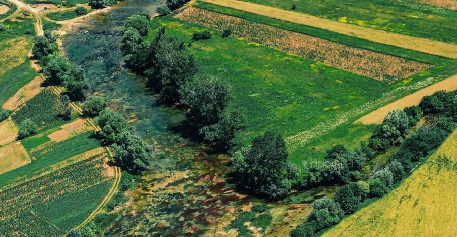 Sinj: Panoramic Flight Over Peruca Lake and Dinara Mountain