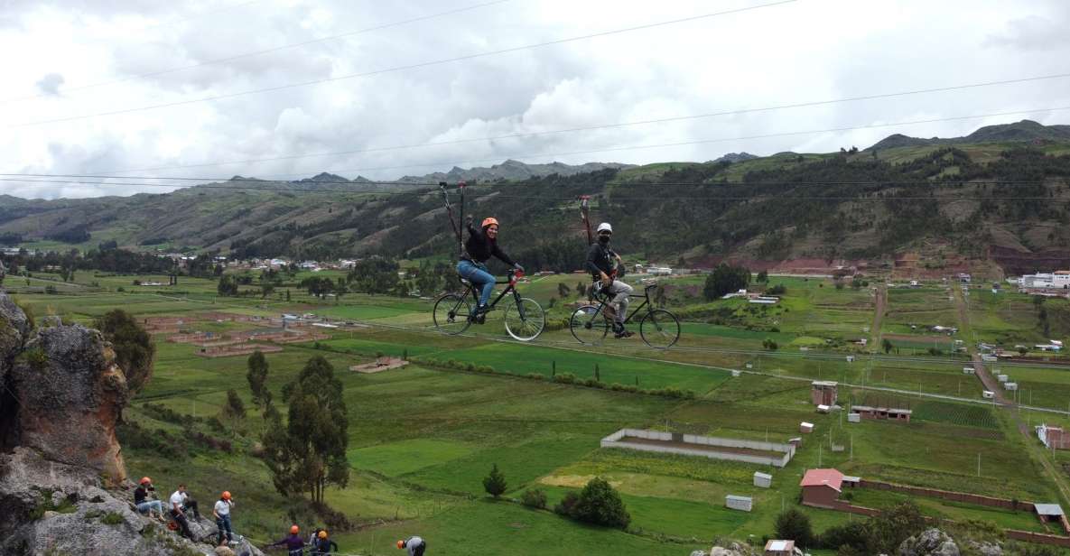 Skybike, Climbing and Rappelling in Cachimayo From Cusco