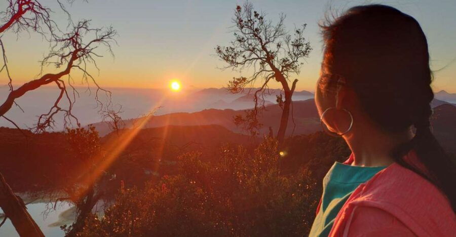 Sunrise at Sunan Ibu, Kawah Putih, Volcano, Tea Factory, Hot Spring
