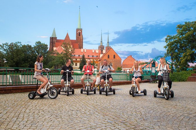 The Classic E-Scooter (3 Wheeler) Tour of Wroclaw - Everyday Tour at 6:00 Pm
