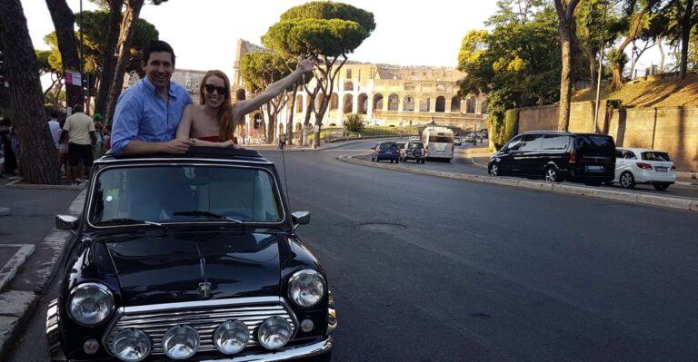 Tour of Rome in Mini Cooper Classic Cabriolet