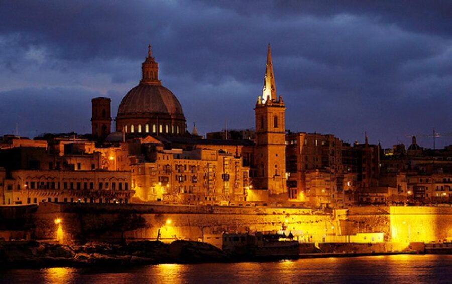 Valletta, Mdina, and Mosta Night Tour