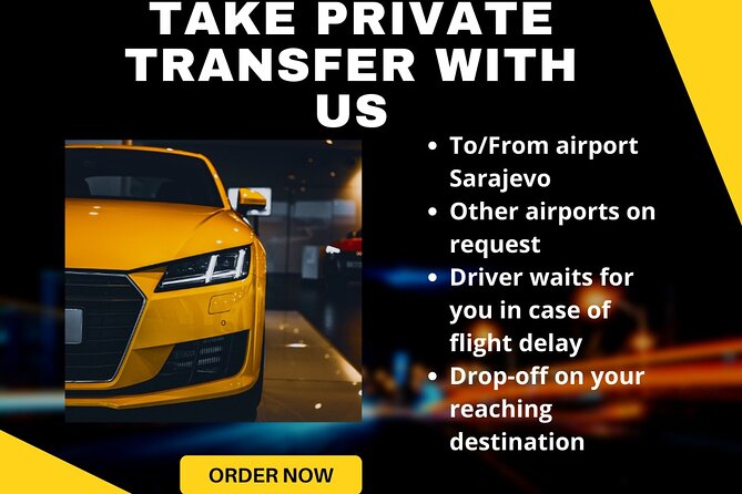 Airport Transfer in Sarajevo - Pickup and Drop-off Details
