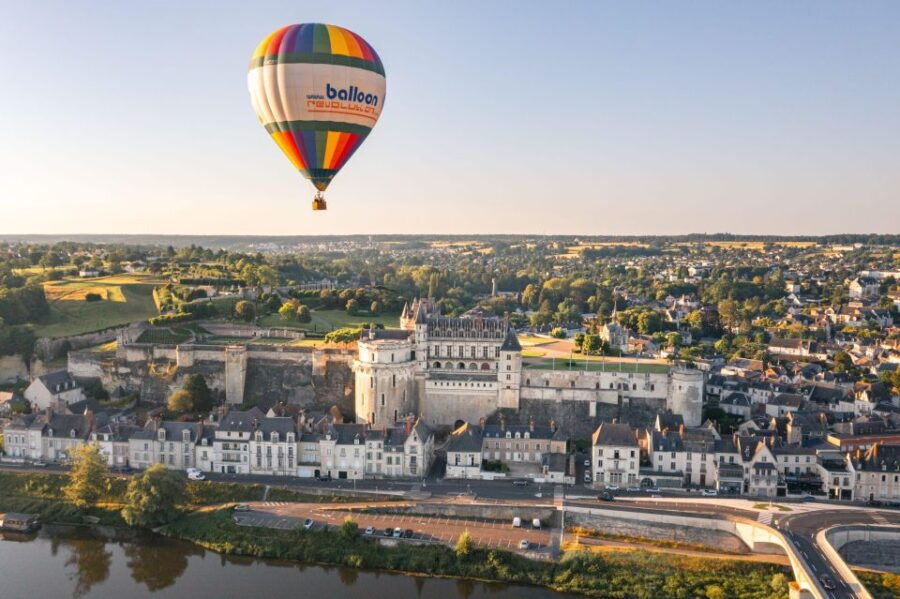 Amboise Hot-Air Balloon VIP for 3 Over the Loire Valley