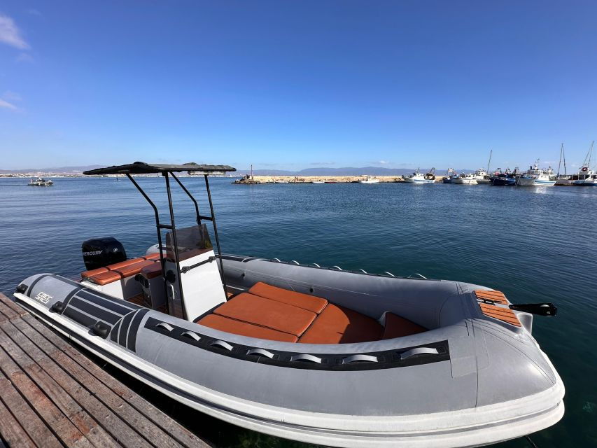 Cagliari: Boat Tour, Prosecco and Swim Stops