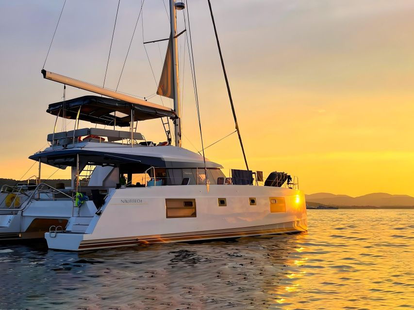 From Chania: Agioi Theodoroi Catamaran Dinner Cruise - Activity Details