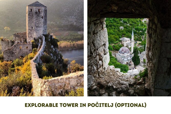 From Mostar: Kravica Waterfall, Počitelj & Blagaj - Itinerary Details